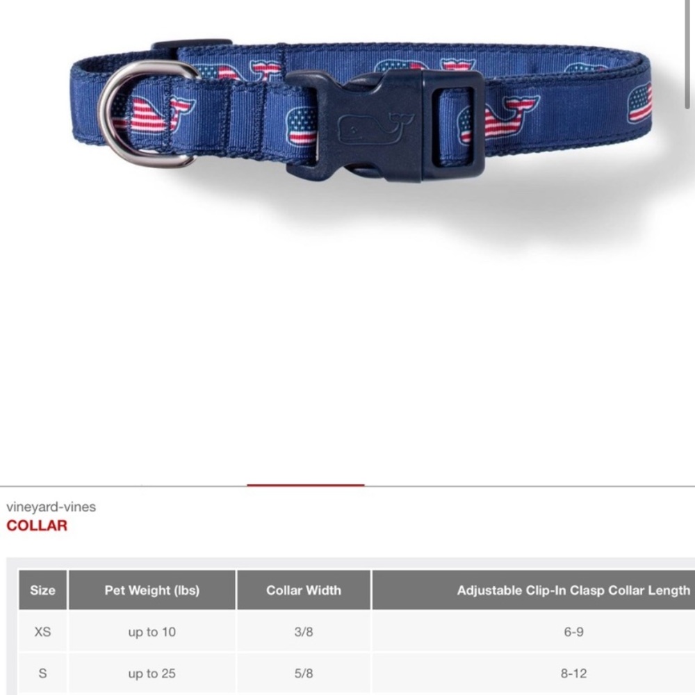 Vineyard Vines Dog Collar